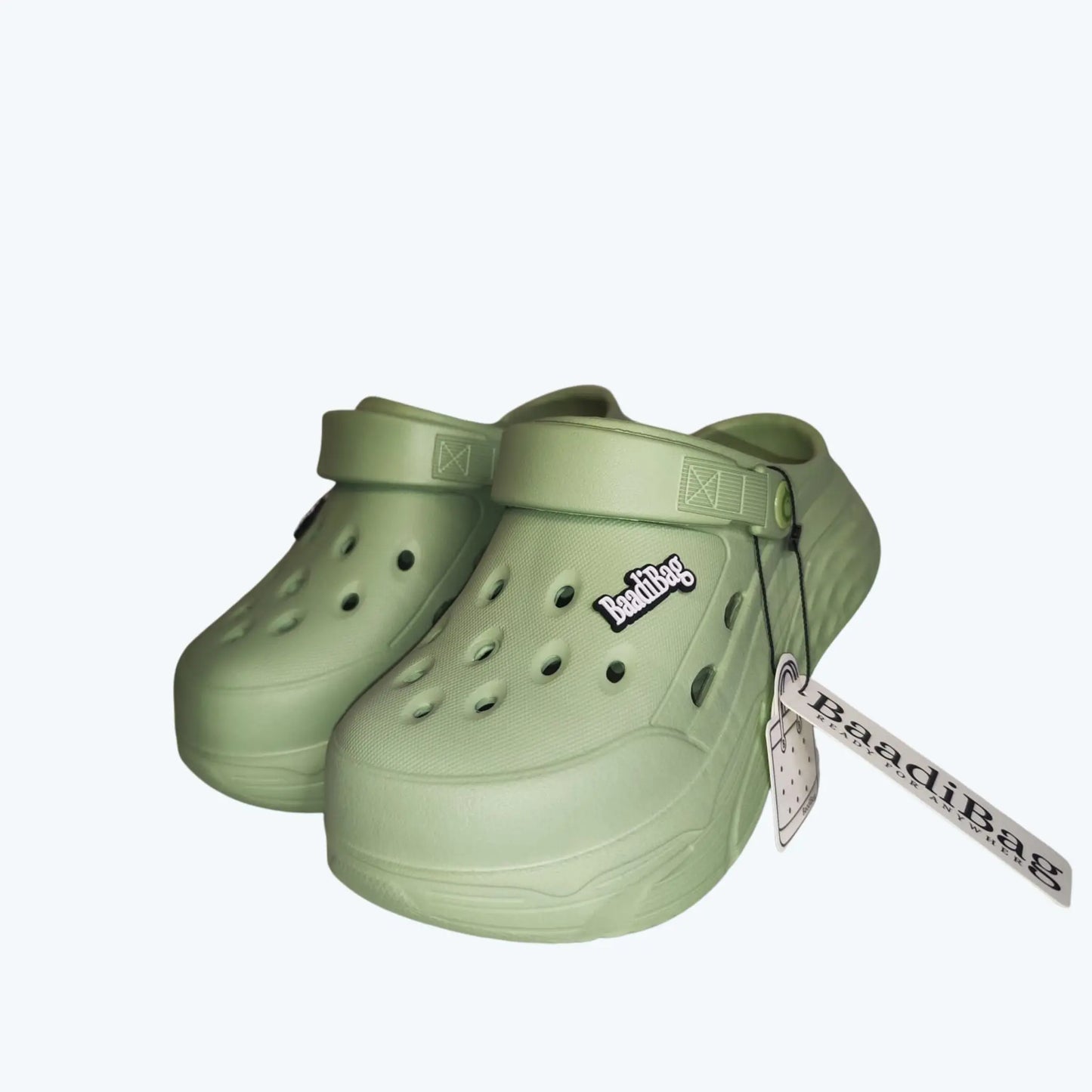 BaadiBag Comfort Clogs Shoes - Green / 35-36
