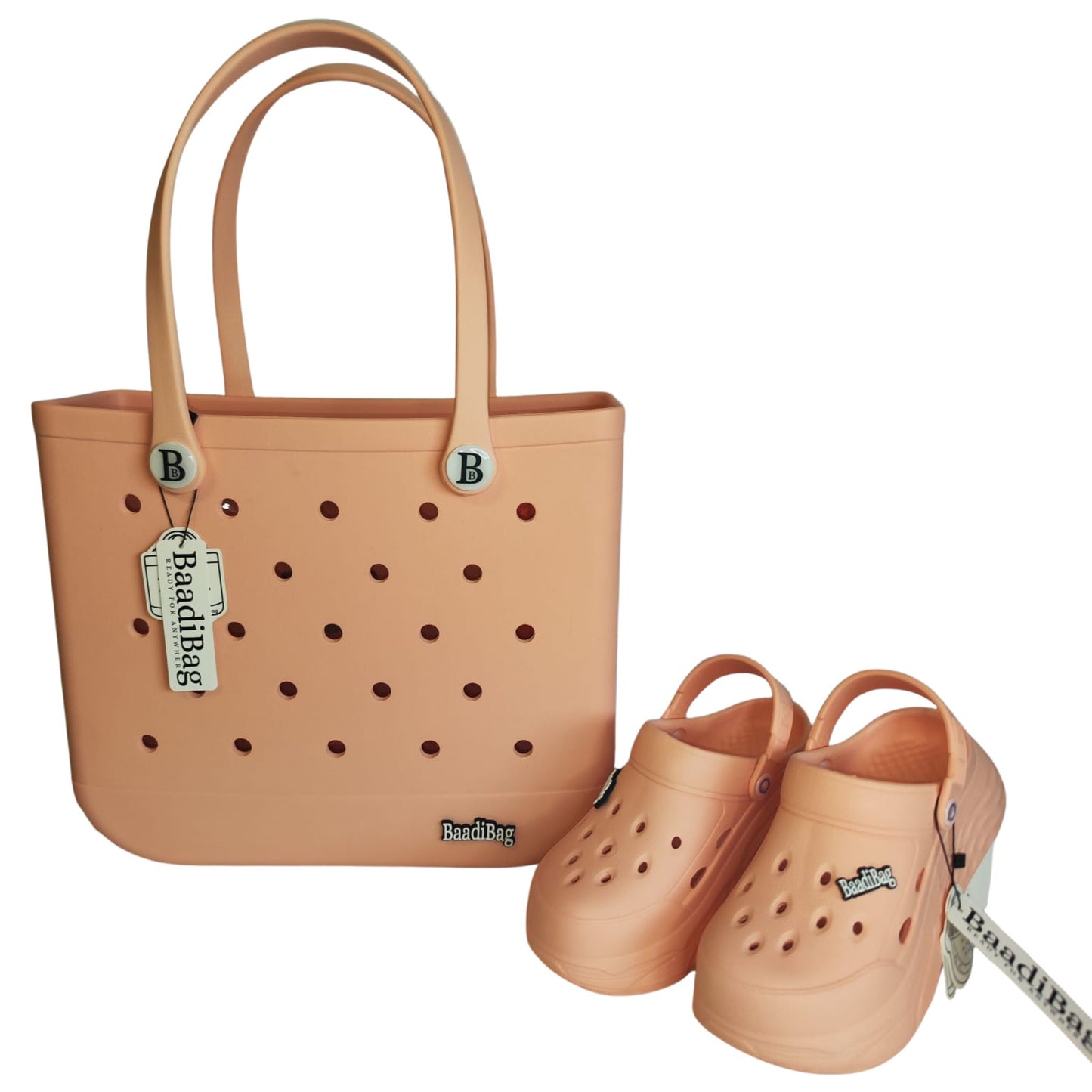 Baadi Bag Harmony Elegance -Medium- Pack (Bag & Shoes) - crevette / 39-40