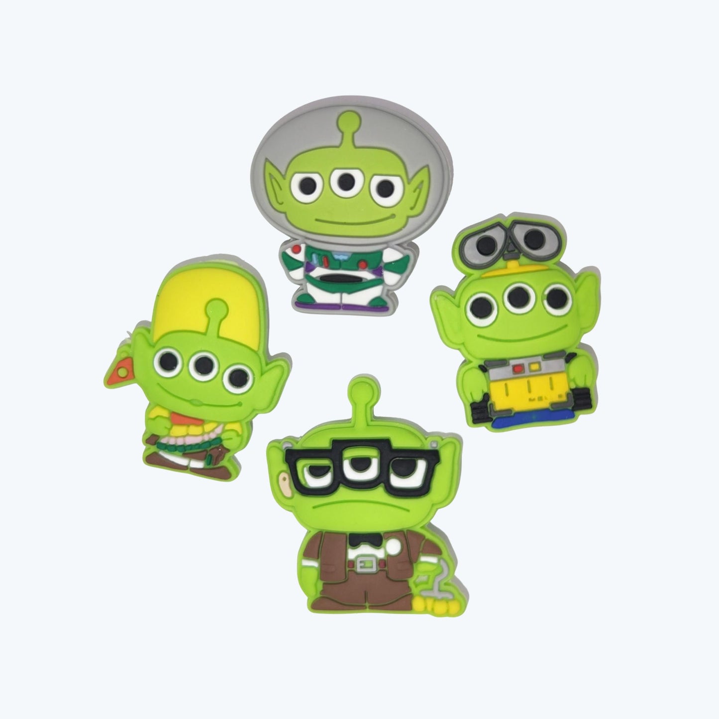 Fits Only on clogs shoes-Alien Remix Charm Pack – Cosmic Character Edition