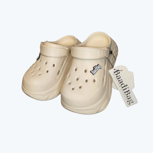 BaadiBag Comfort Clogs Shoes - Beige / 39-40