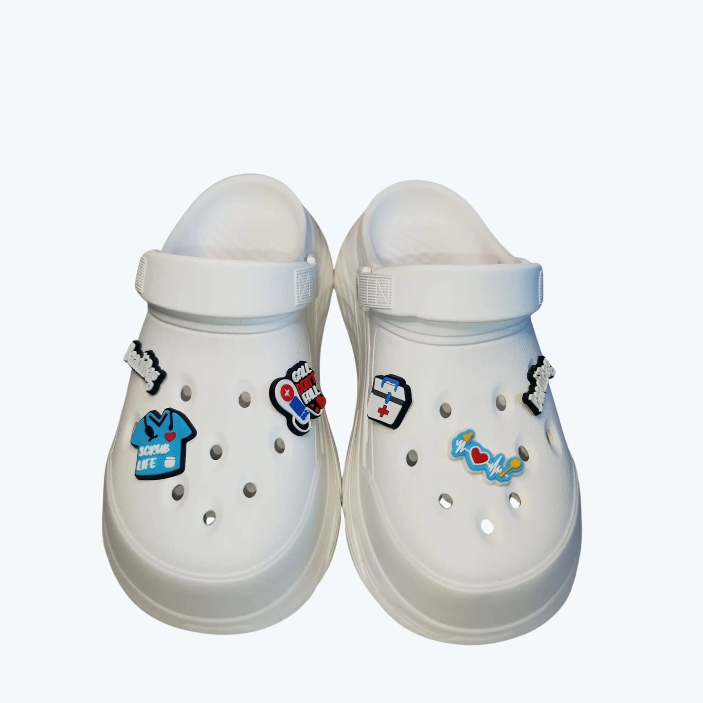 BaadiBag Comfort Clogs Shoes - White / 39-40