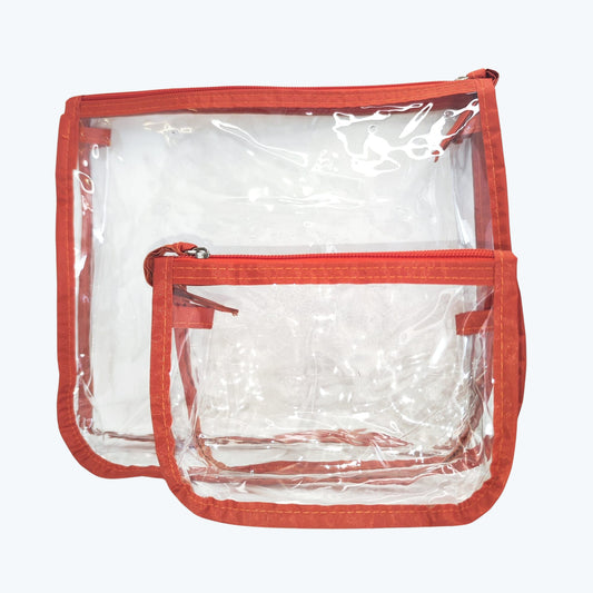 Séparateur de sac fourre-tout intérieur transparent pour organisateur de cosmétiques et de maquillage de voyage