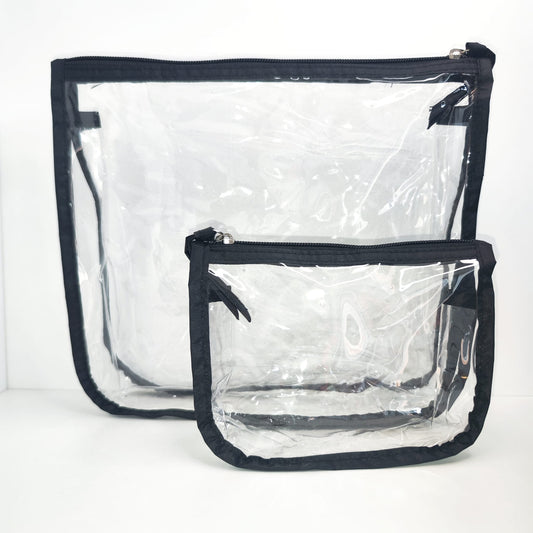 Séparateur de sac fourre-tout intérieur transparent pour organisateur de cosmétiques et de maquillage de voyage