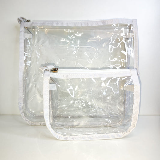 Séparateur de sac fourre-tout intérieur transparent pour organisateur de cosmétiques et de maquillage de voyage