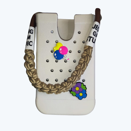 Baadi bag Phone Holder with handles and 2 soft charms