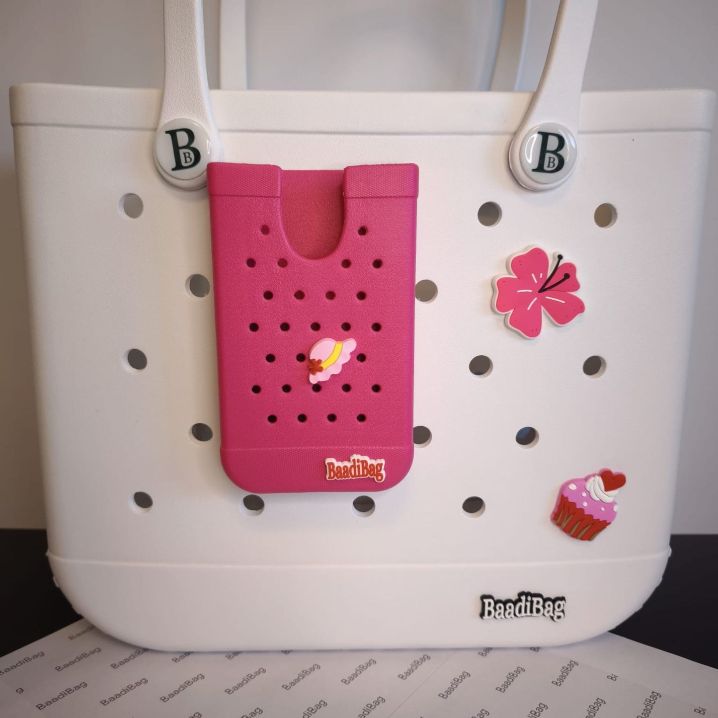 Baadi Bag Phone Holder with 2 soft charms