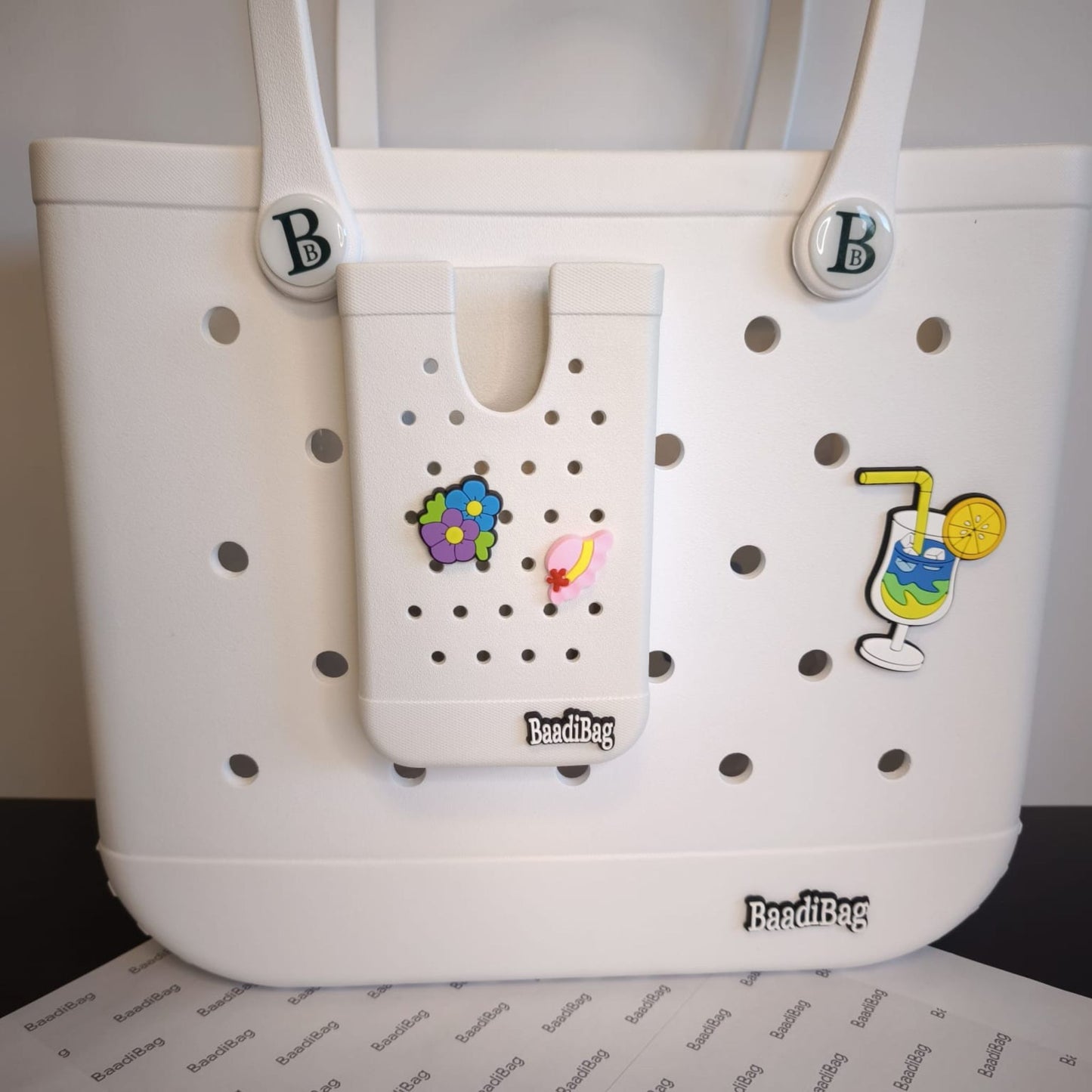 Baadi Bag Phone Holder with 2 soft charms
